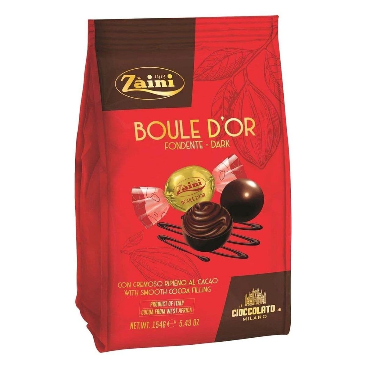 Praline crna cokolada Boule D'OR 154g-slika