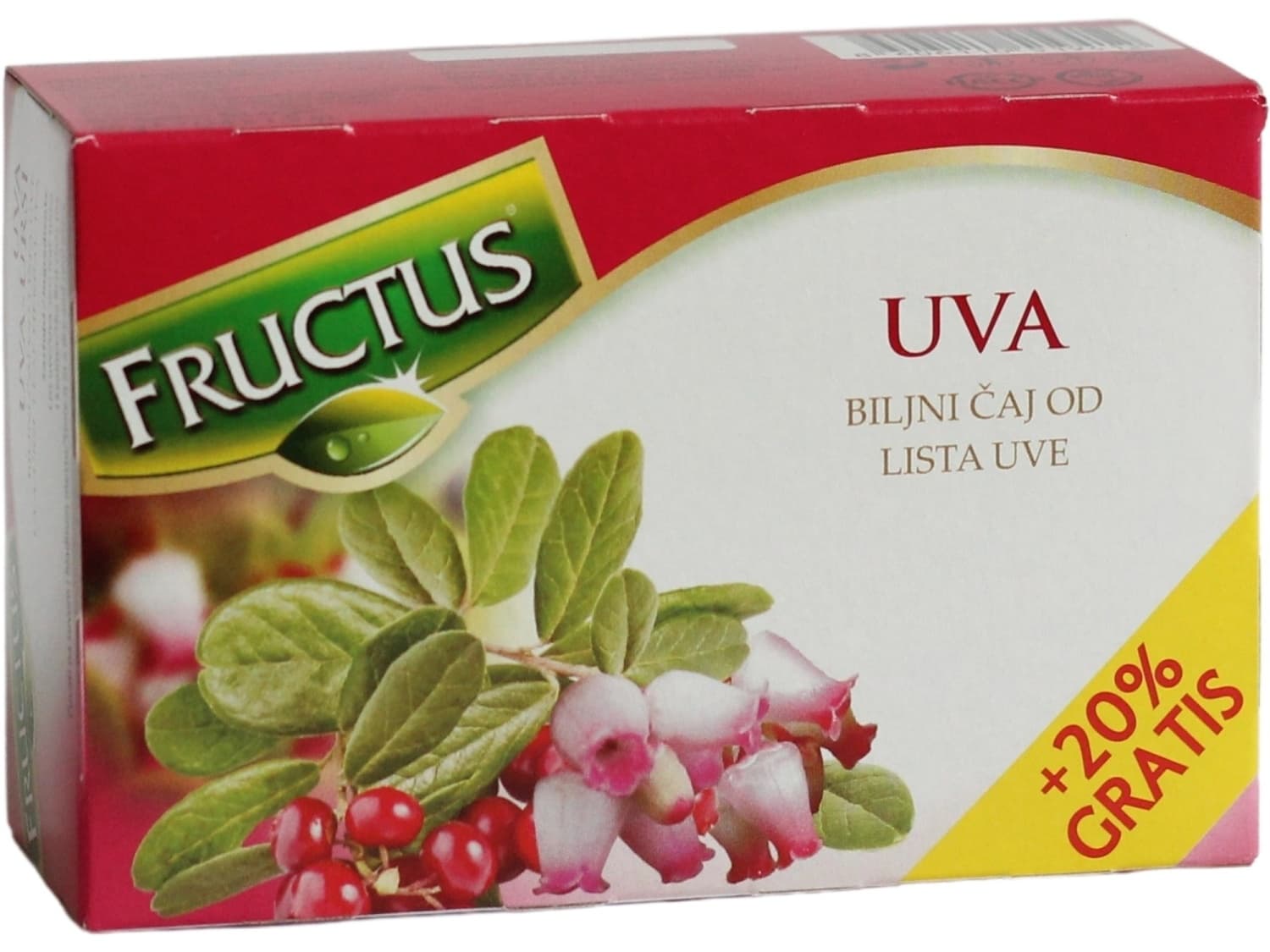 ČAJ UVIN 36G 20% GRATIS FRUCTUS-slika