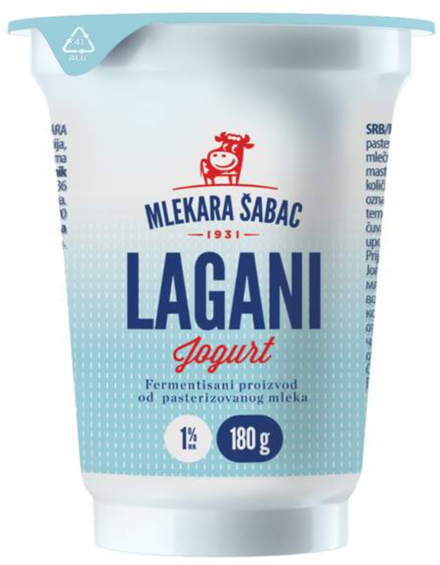 JOGURT LAGANI 1%MM 180G ŠABAC-slika