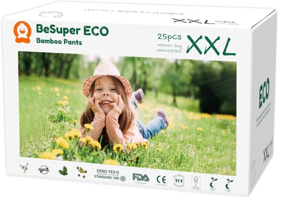 BESUPER pelene pants eco bamboo XXL 100kom-slika