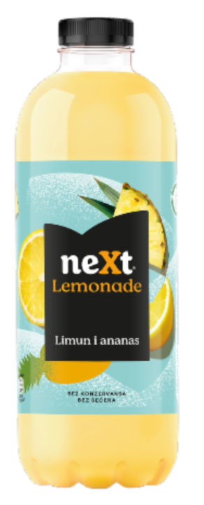 SOK NEXT LIMUNADA LIM ANANAS 1,25L-slika