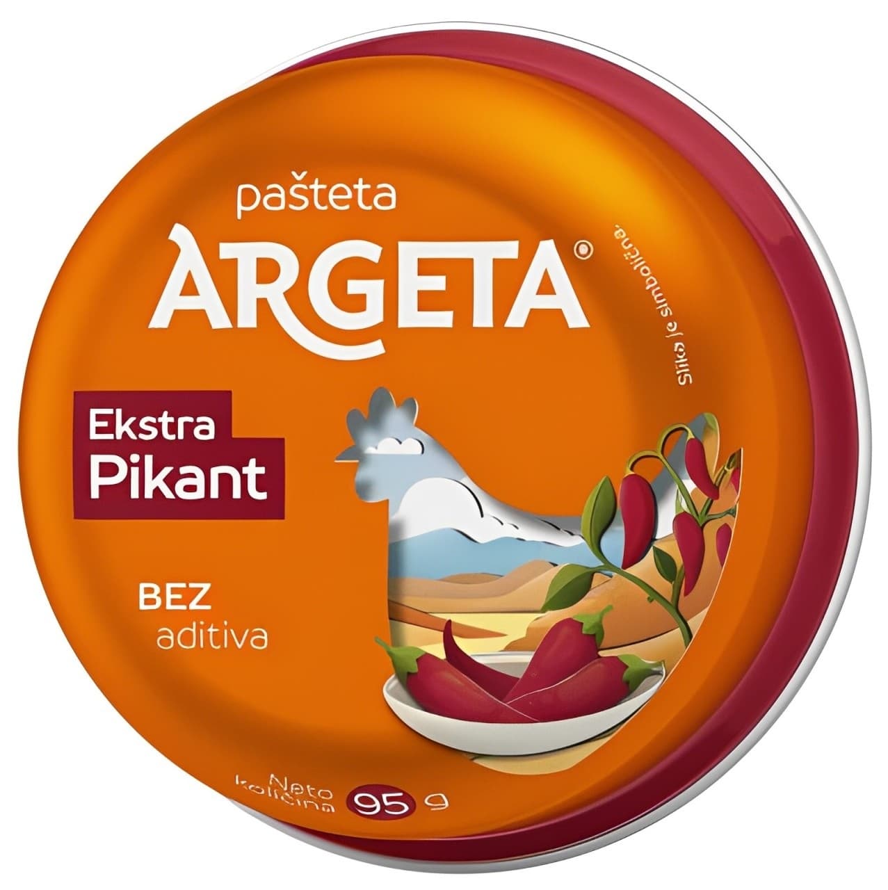 Pasteta kokosija ex.pikant Argeta 95g-slika