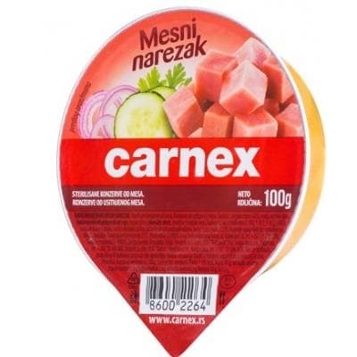 CARNEX MESNI NAREZAK 100G LIMENKA-slika
