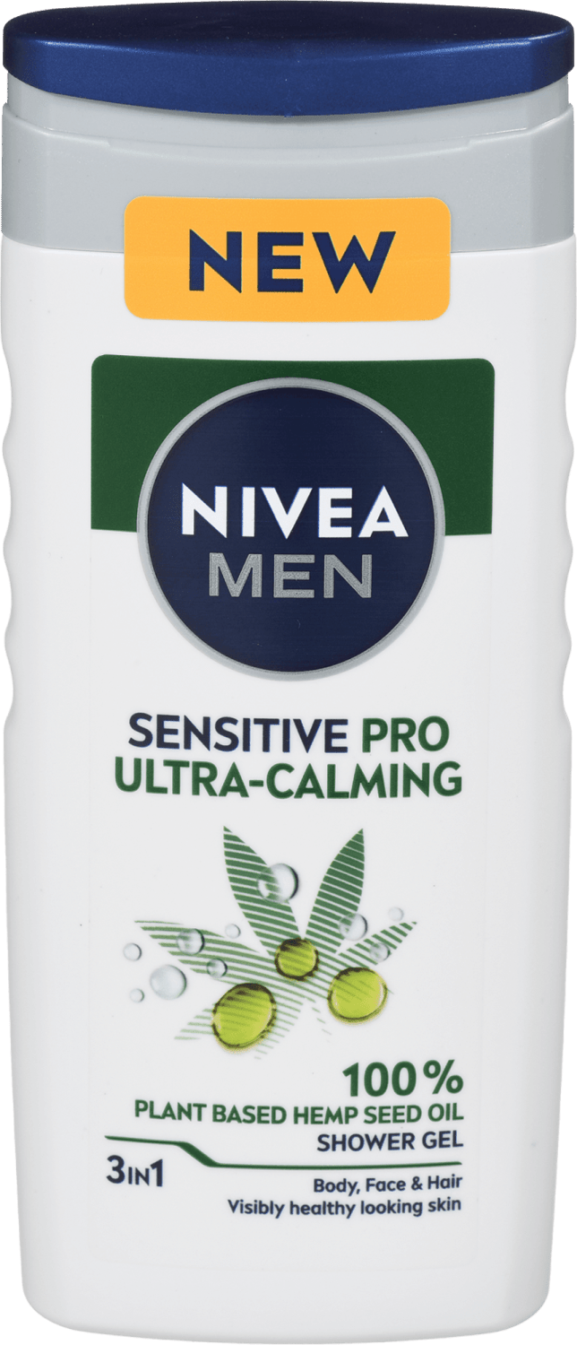 Gel/tus.Nivea Men Sens Pro Cal.250ml-slika