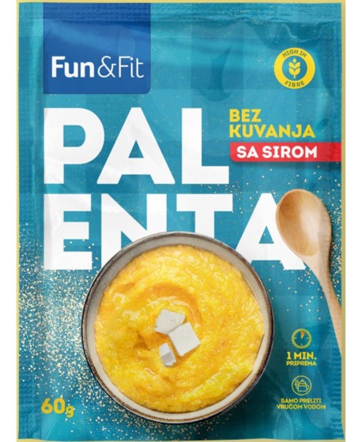 Instant palenta sa sirom Fun&Fit 55g-slika