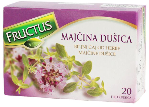 ČAJ MAJČINA DUŠICA 20G FRUCTUS-slika