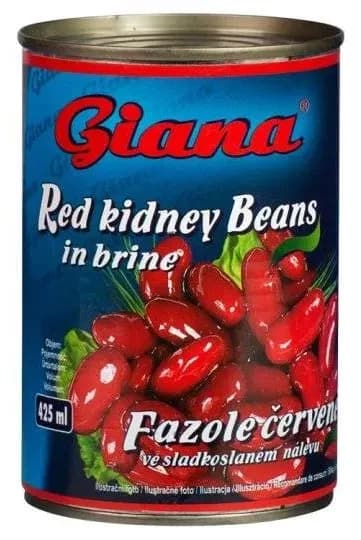 PASULJ CRVENI SALATNI 425ML GIANA-slika