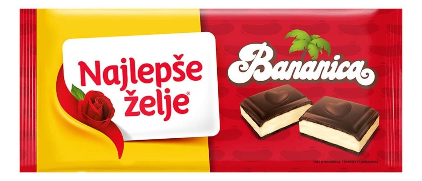 ČOKOLADA NŽ BANANICA 100G ŠTARK-slika