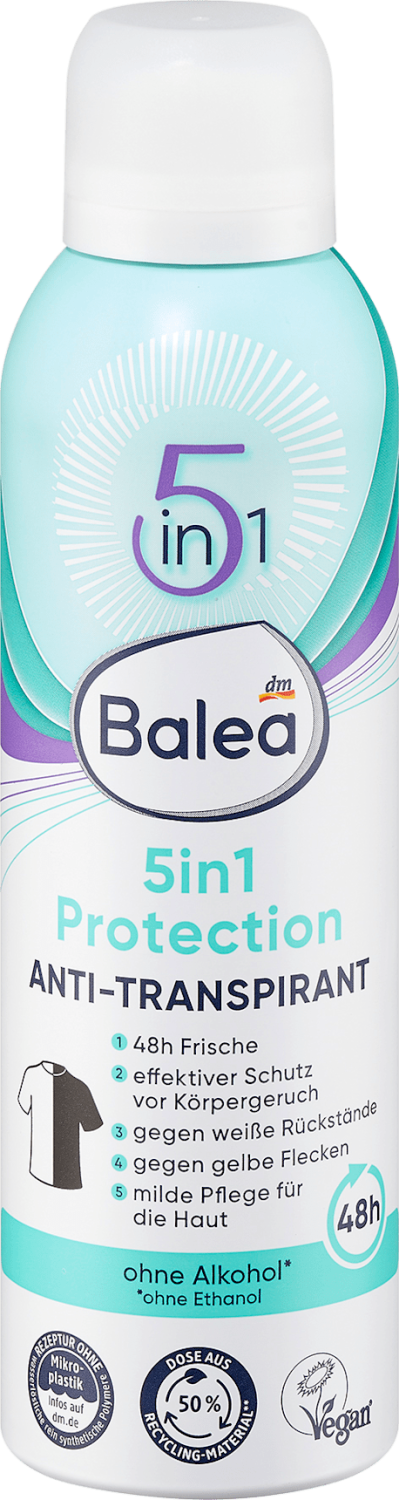Dezodorans BALEA 5in1 Protection anti-transpirant 200ml-slika