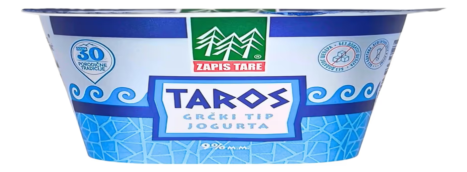 JOGURT GRČKI TIP TAROS 9%MM 150GR ZAPIS TARE-slika
