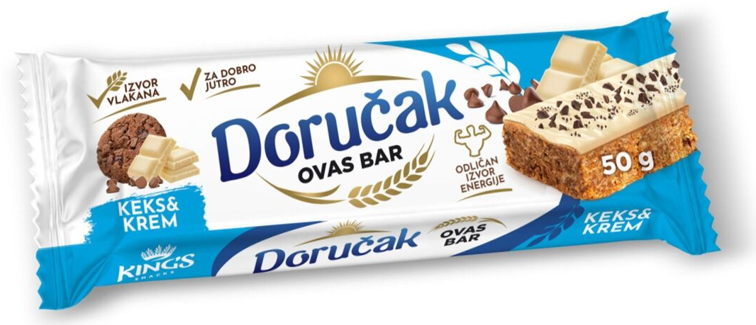 BAR DORUČAK OVAS KEKS KREM50G AVENA-slika