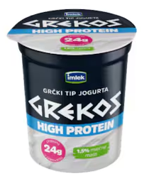 JOGURT GREKOS HIGH PROTEIN 1.5% 400G ČAŠA-slika