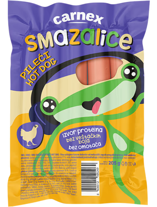 VIRŠLA SMAZALICA PILEĆA 205G CARNEX 50526-slika