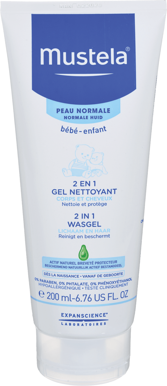 MUSTELA 2U1 SAMPON ZA PRANJE KOSE I TELA 200ML-slika
