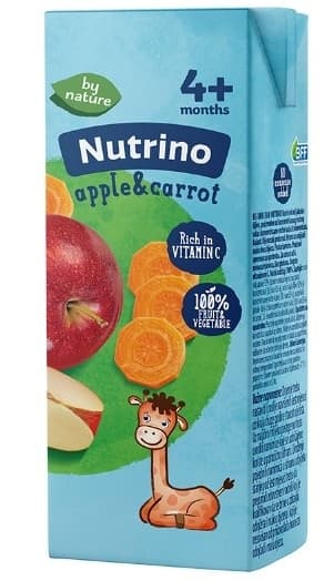 Sokic jabuka/sargar.Nutrino 200ml-slika