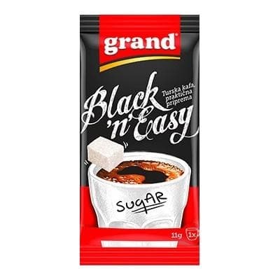 Kafa Black'n'Easy sa secerom Grand 11g-slika