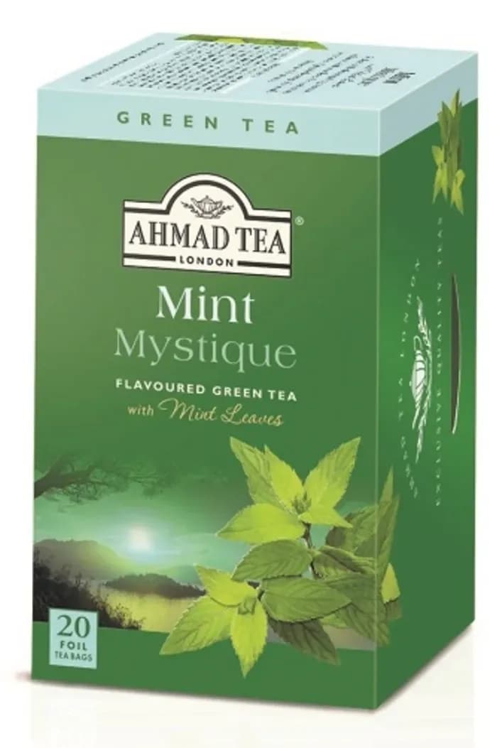 Zeleni caj Ahmad Tea sa aromom mente 40g-slika