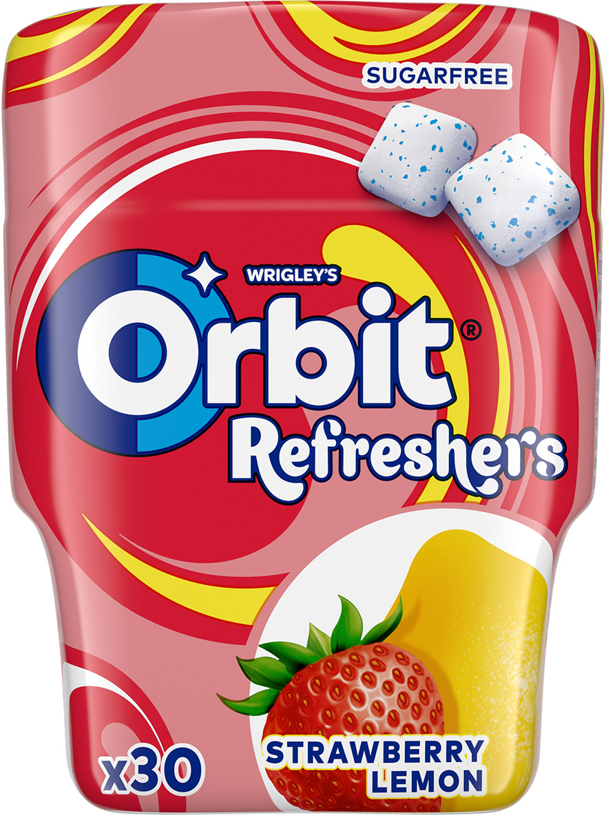 Zvaka jagoda i limun bottle Orbit 67g-slika