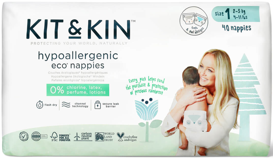 KIT&KIN pelene veličina 1 2-5kg 38kom-slika
