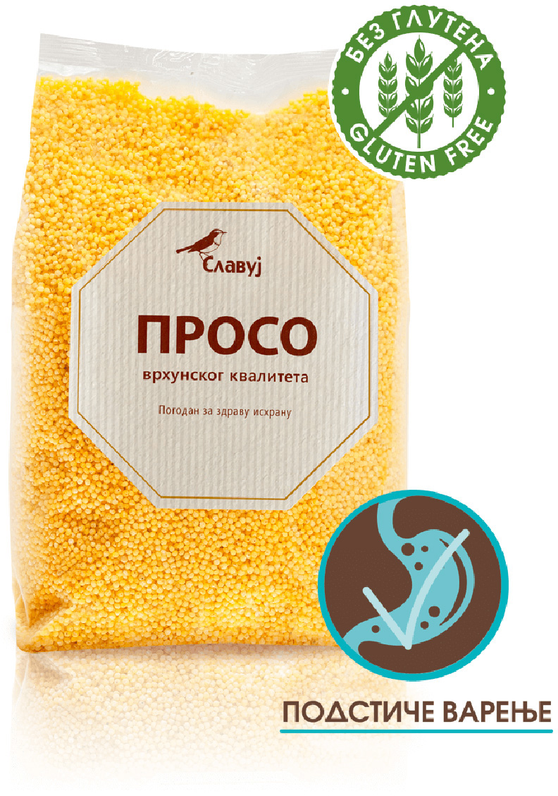 PROSO OLJUŠTEN ZRNO 300G SLAVUJ F130X-slika