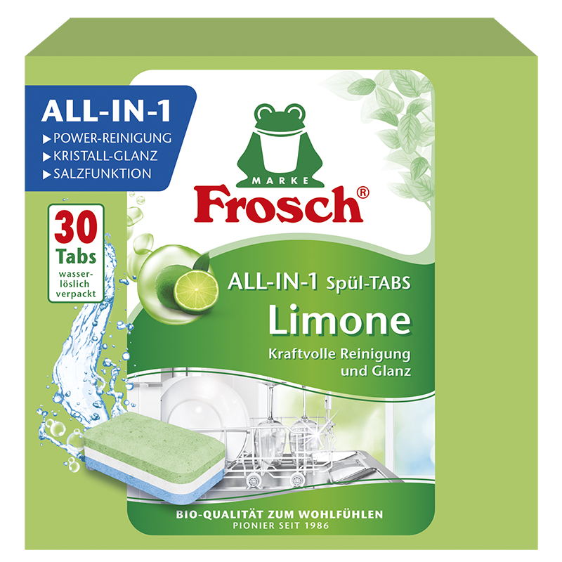 Frosch green lemon dishawashing tabs 30-slika