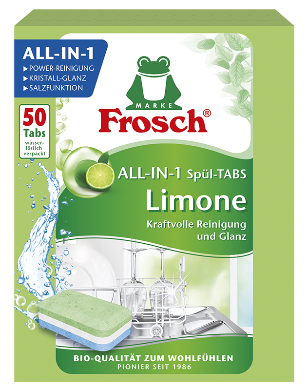 Frosch green lemon dishwashing tabs 50-slika