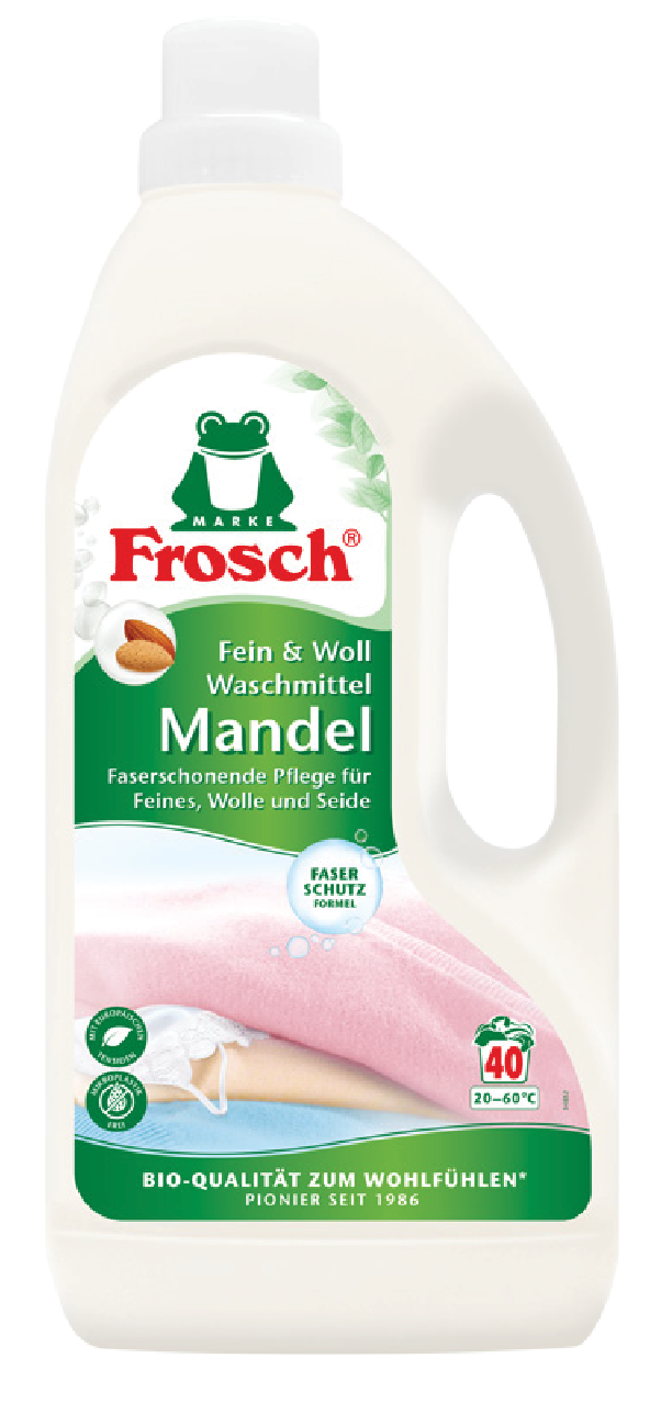 FROSCH Fine & Wool almond tečni deterdžent 1,5l-slika