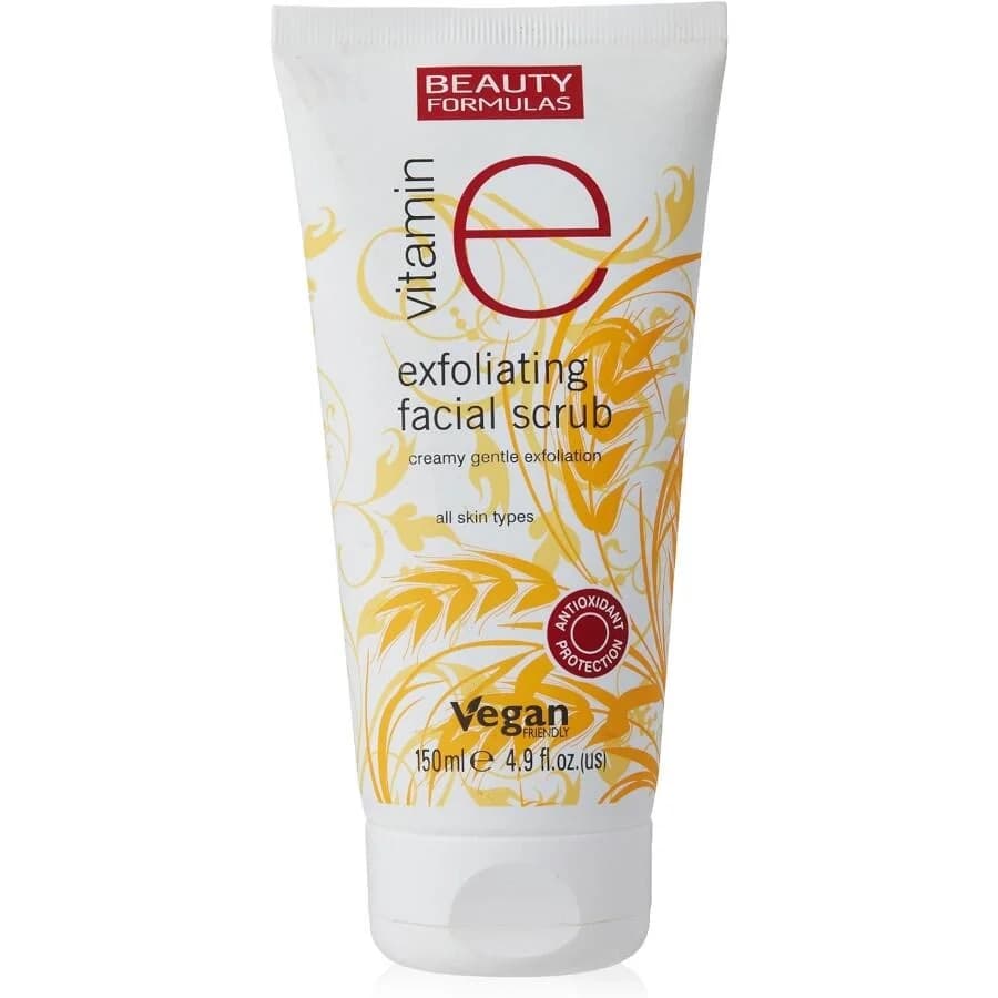BEAUTY FORMULAS piling za lice vitamin E 150ml-slika
