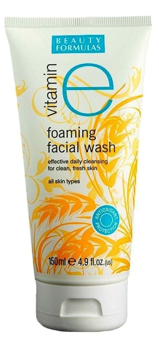 BEAUTY FORMULAS Vitamin E pena za čišćenje lica 150ml-slika