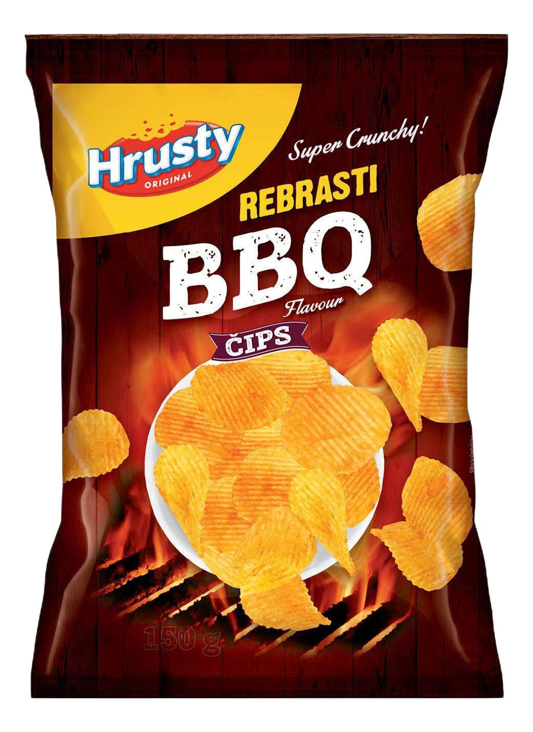 Čips HRUSTY roštilj 150g-slika