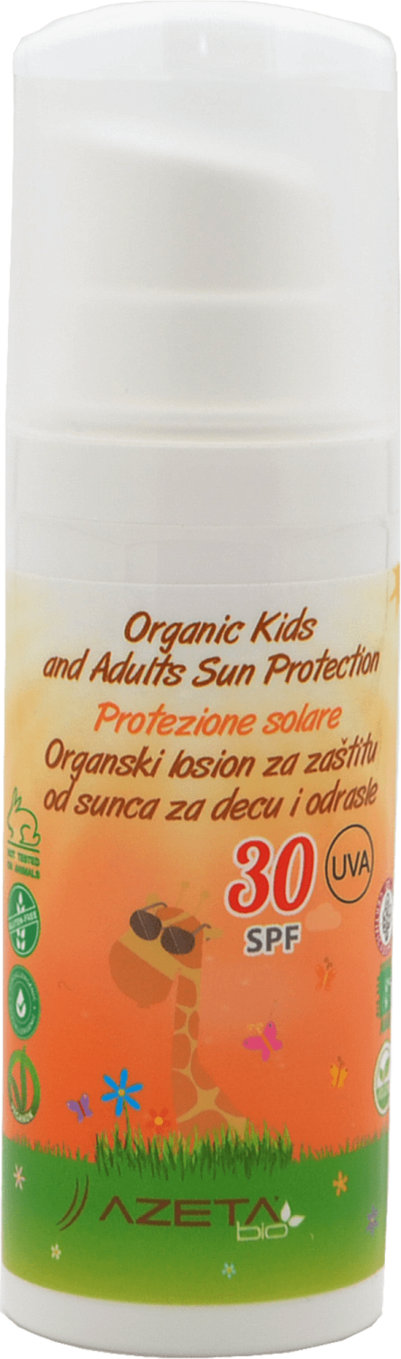 KREMA SUN ORG SPF30 50ML AZETA-slika