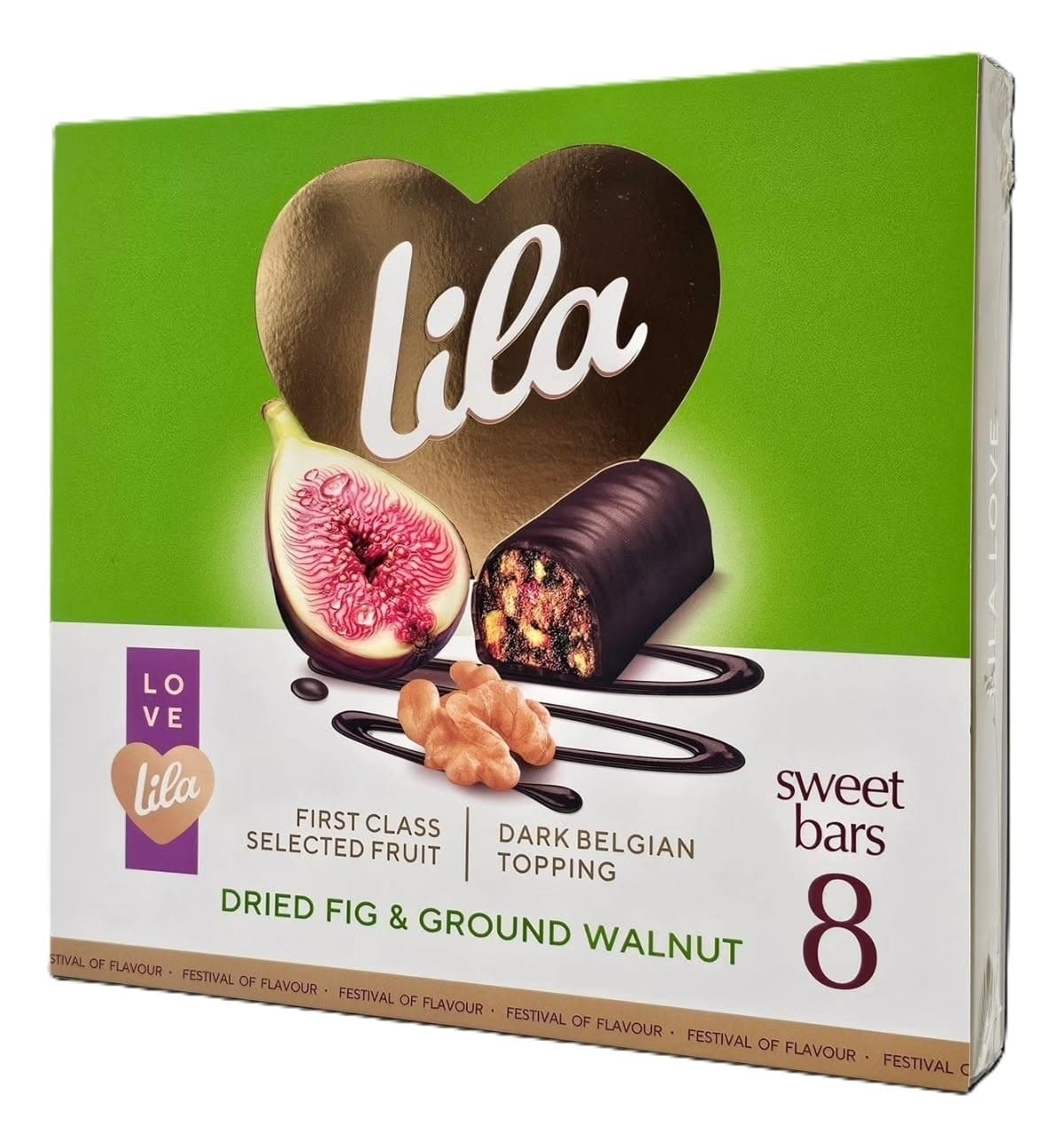 Praline LILA suva smokva i orah u kakao prelivu 200g-slika