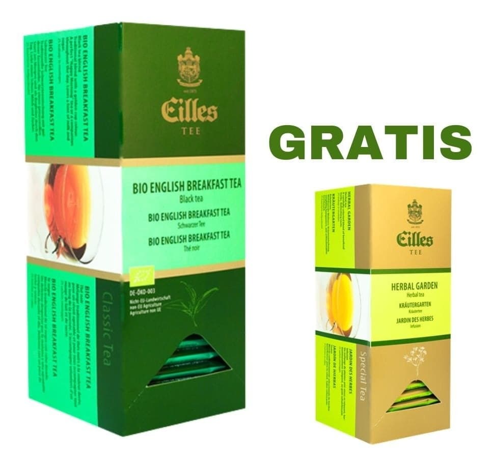 ELLIES čaj English Breakfast bio 37g +1 gratis -slika