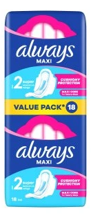 HU ALWAYS MAXI DUO PACK SIZE 2 18/1-slika