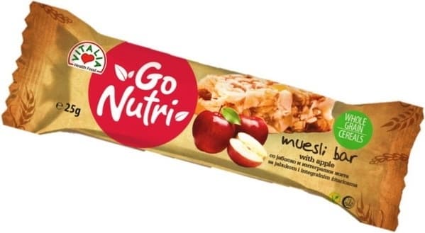 VITALIA GO NUTRI BAR JABUKA 25GR-slika