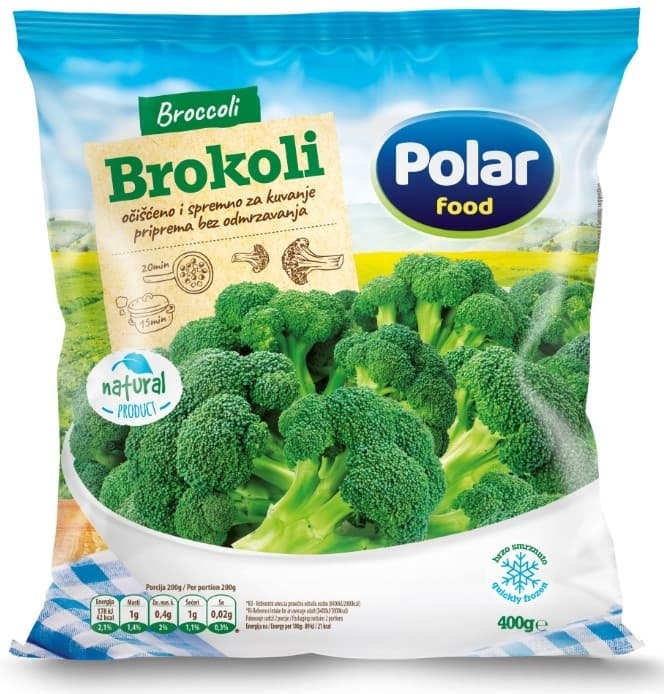 BROKOLI 400G POLAR FOOD-slika