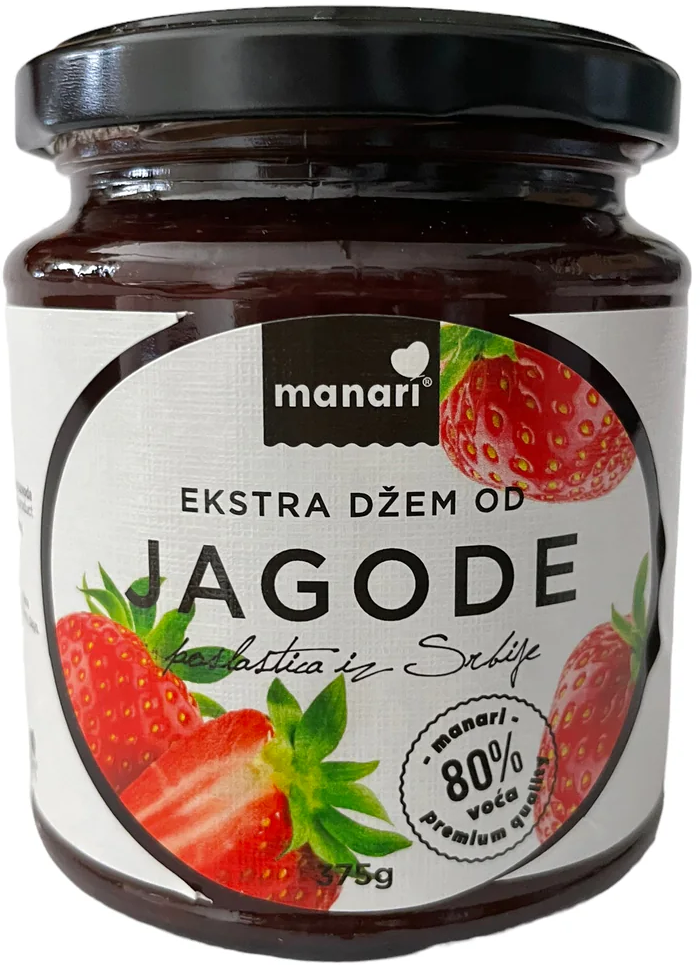 Dzem jagoda Manari 375g-slika