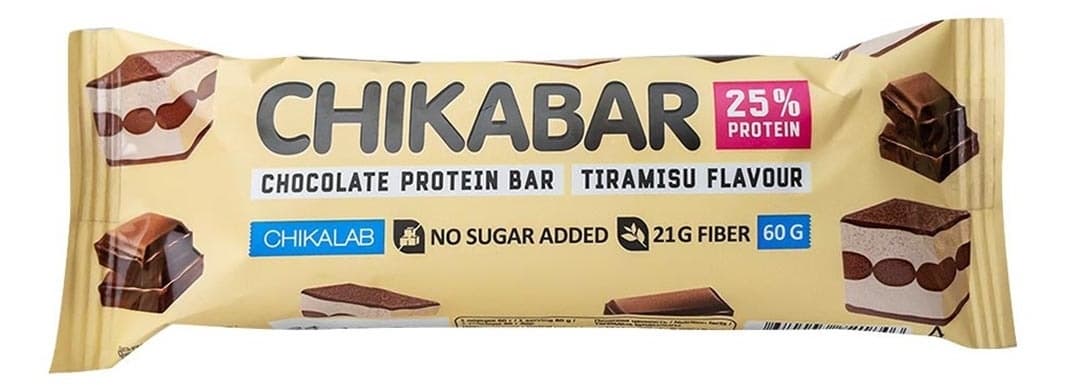 Proteinski bar CHIKALAB Chikabar tiramisu 60g-slika