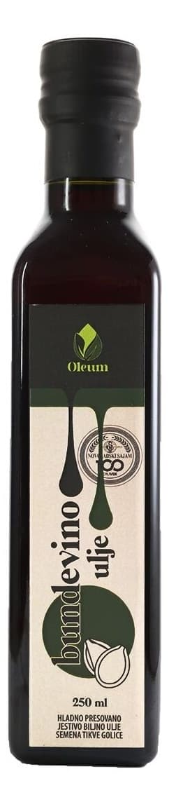 Bundevino ulje OLEUM hladno ceđeno 250ml-slika