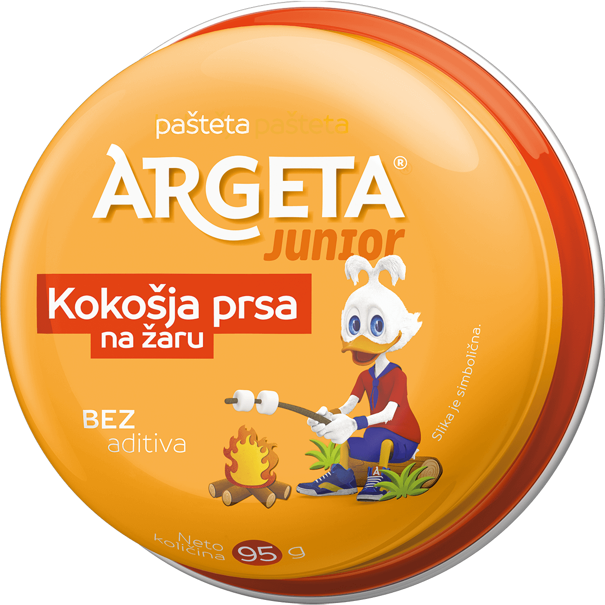 Pašteta ARGETA junior kokošija prsa na žaru 45g-slika