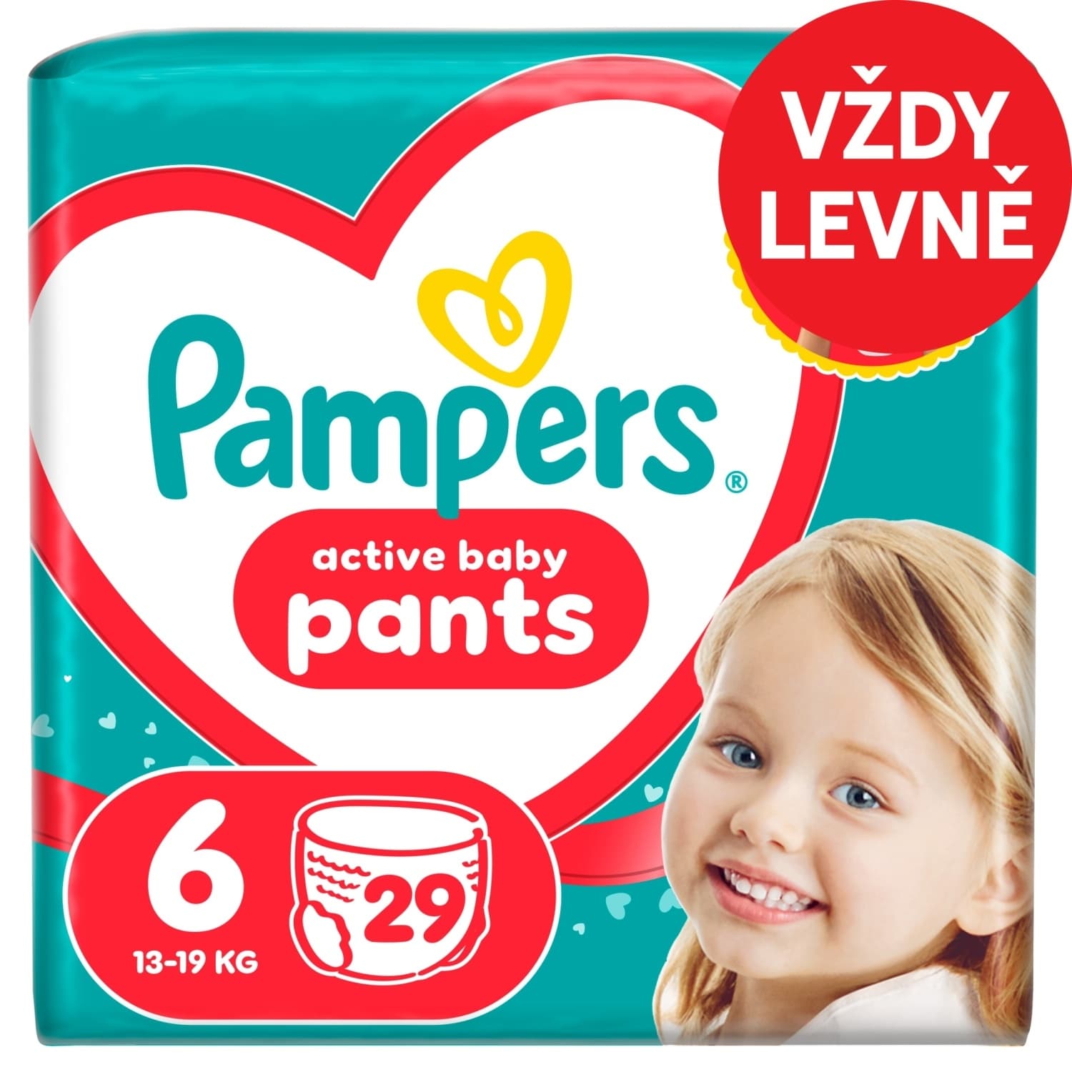 PAMPERS pelene pants 6 29kom-slika