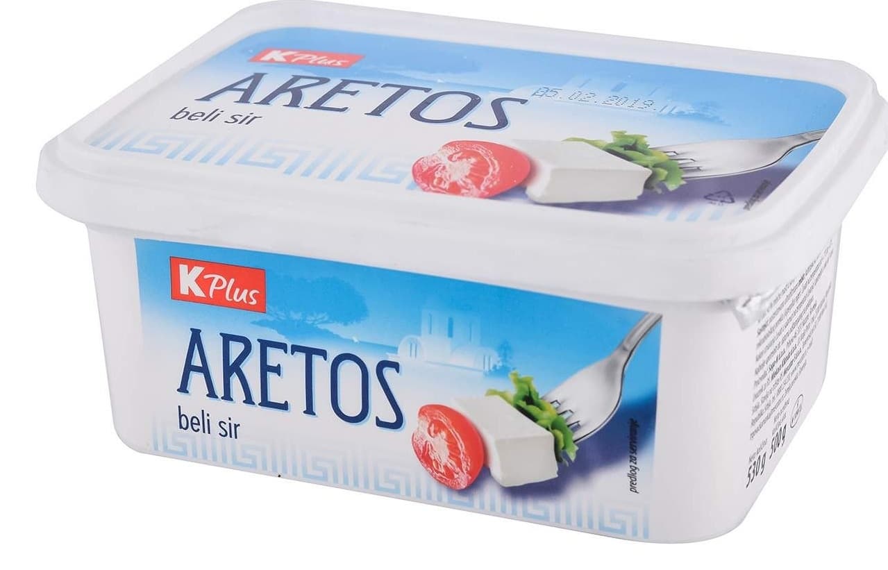 SIR BELI ARETOS 500G K PLUS-slika