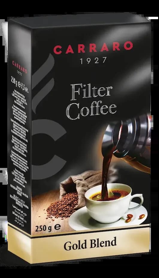 Espreso kafa CARRARO Gold Blend filter mlevena 250g-slika