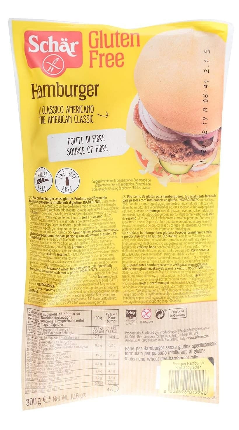 ZEMIČKA BURGER 300G DR SCHAR-slika