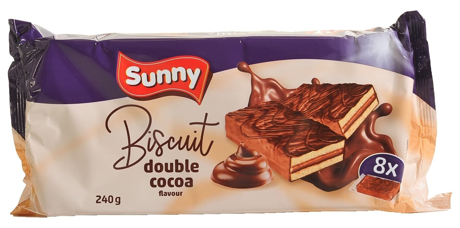 BISKVIT KAKAO PUNJENJE 240G SUNNY-slika