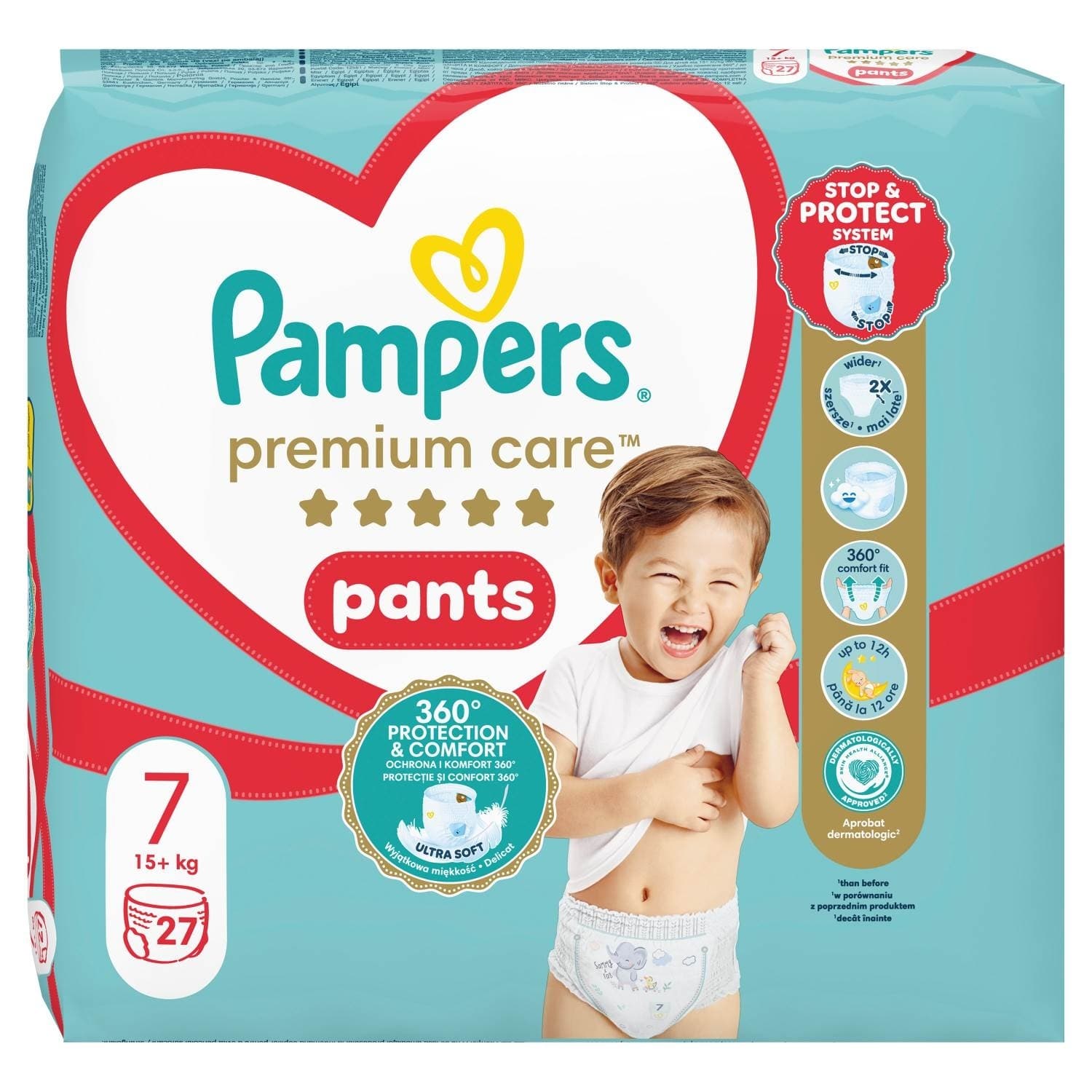 PAMPERS pelene premium care pants 7 27kom-slika