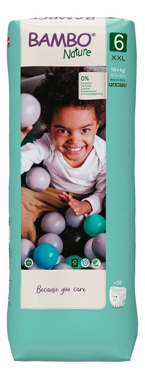 BAMBO PELENE GACICE NATURE 6, 18+ KG, 38KOM-slika