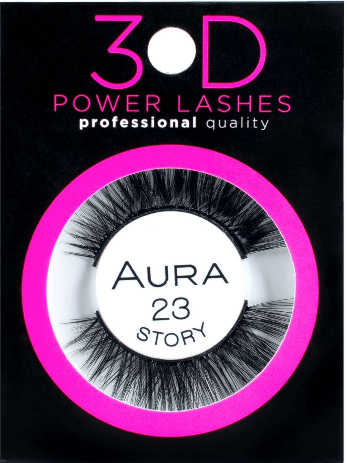 AURA 3D Power lashes veštačke trepavice 23 story 1kom-slika
