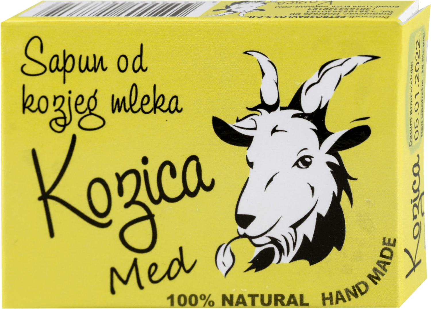 Cvrsti sapun KOZICA 70g med 10-slika