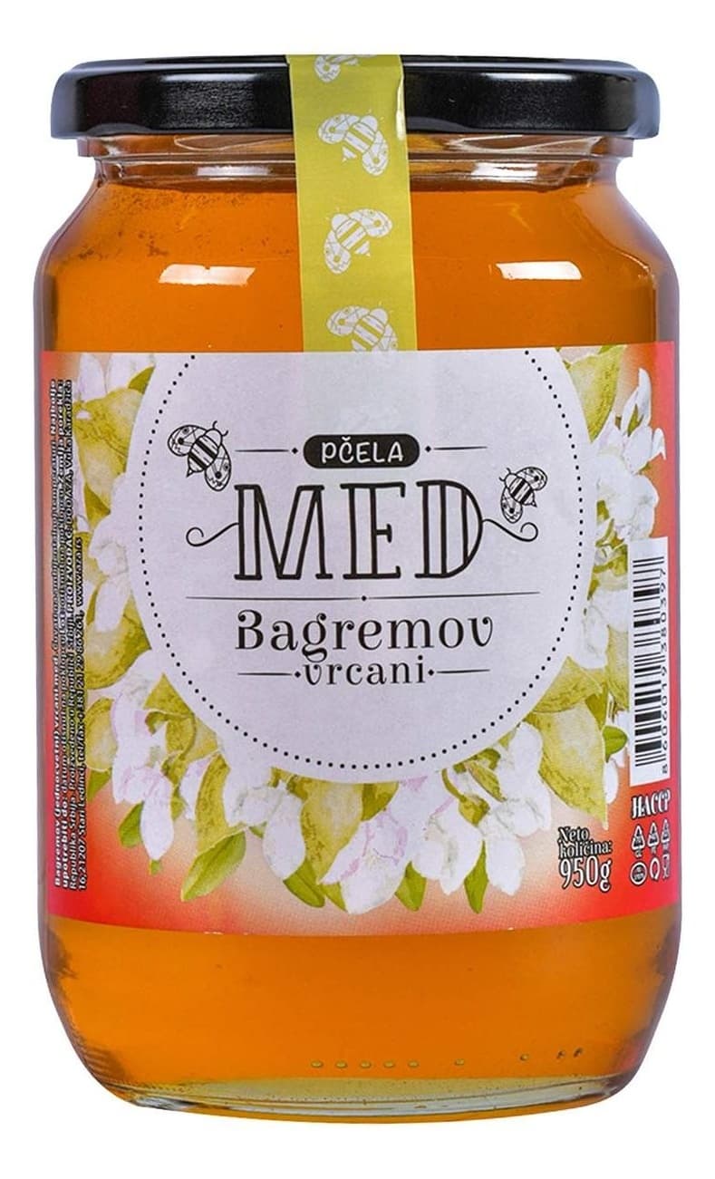 MED BAGREMOV 950G STAKLO PČELA-slika